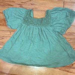 Hunter green shirt